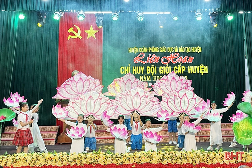Trường Tiểu học 1 thị trấn đạt giải nhất Liên hoan “Chỉ huy Đội giỏi” huyện Thạch Hà