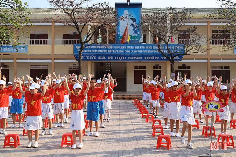 Sôi nổi “Ngày hội thiếu nhi vui khỏe - Tiến bước lên Đoàn” ở TP Hà Tĩnh