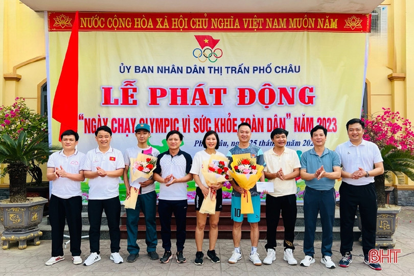 Gần 350 người tham gia “Ngày chạy Olympic vì sức khỏe toàn dân” ở Hương Sơn