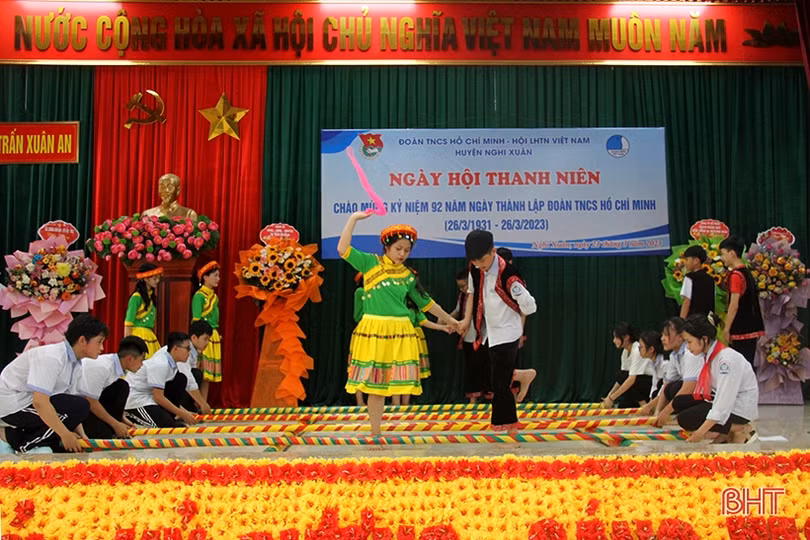 Tuổi trẻ Nghi Xuân sôi nổi tham gia Ngày hội thanh niên 2023
