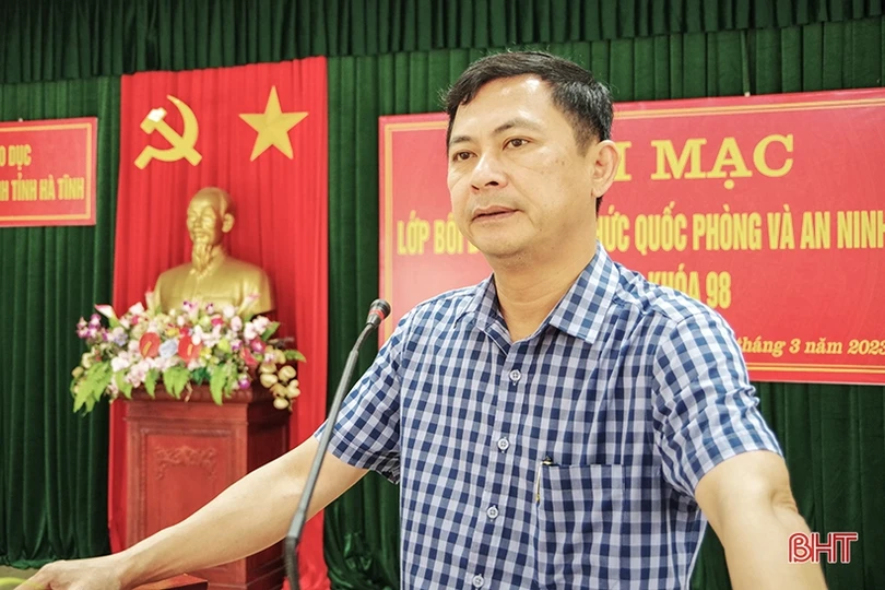 Bồi dưỡng kiến thức quốc phòng - an ninh cho 88 cán bộ ở Hà Tĩnh