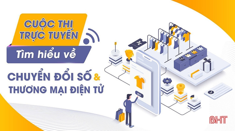 Hà Tĩnh: Hơn 5.000 lượt người tham gia thi tìm hiểu về chuyển đổi số lĩnh vực công thương