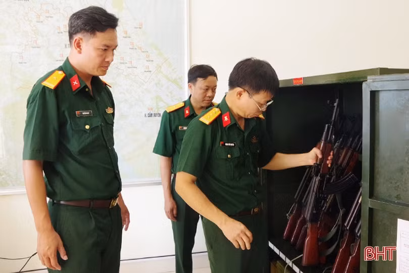Đảm bảo an toàn vũ khí, trang thiết bị cho nhiệm vụ sẵn sàng chiến đấu