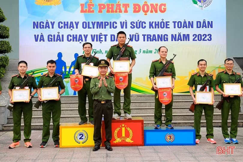 Sôi nổi phong trào thể dục, thể thao trong lực lượng Công an Hà Tĩnh