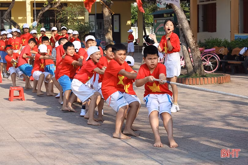 Sôi nổi “Ngày hội thiếu nhi vui khỏe - Tiến bước lên Đoàn” ở TP Hà Tĩnh