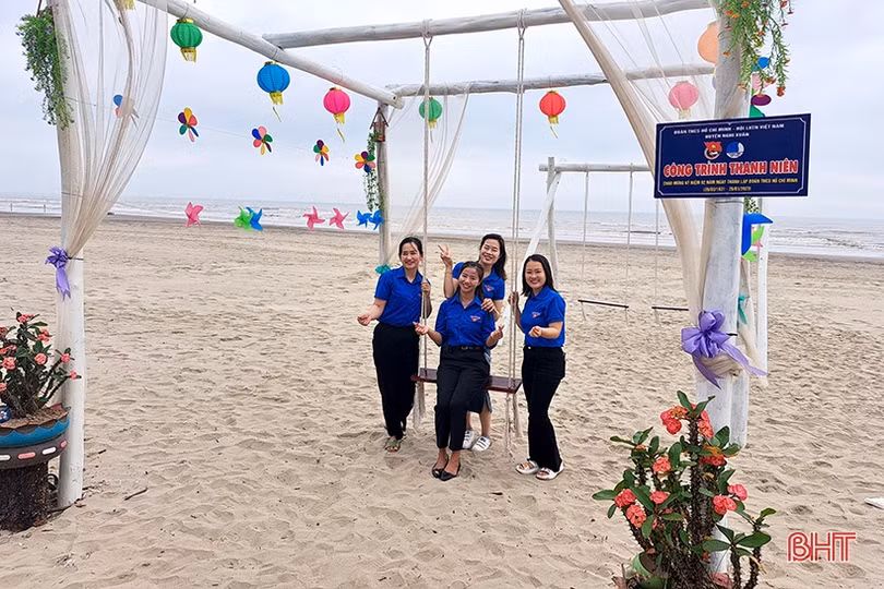 Ấn tượng các điểm check-in tại Khu du lịch biển Xuân Thành