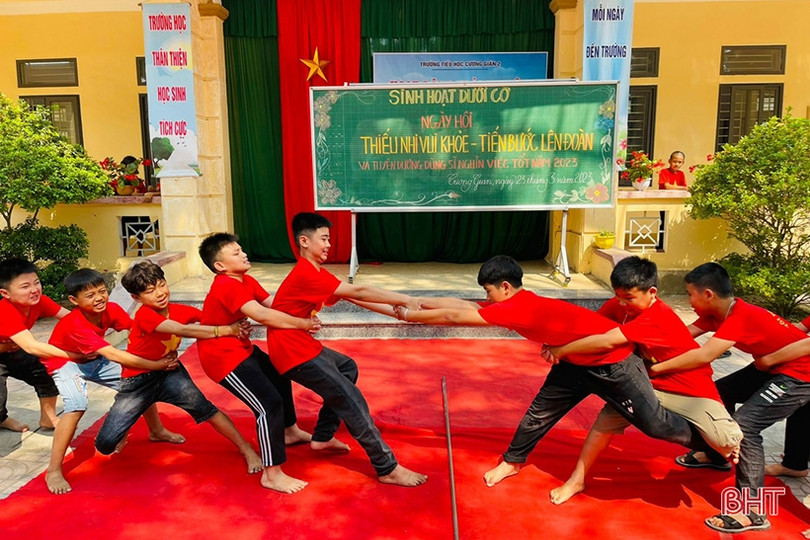 Thiếu nhi Hà Tĩnh náo nức với Ngày hội “Thiếu nhi vui khỏe - Tiến bước lên Đoàn”
