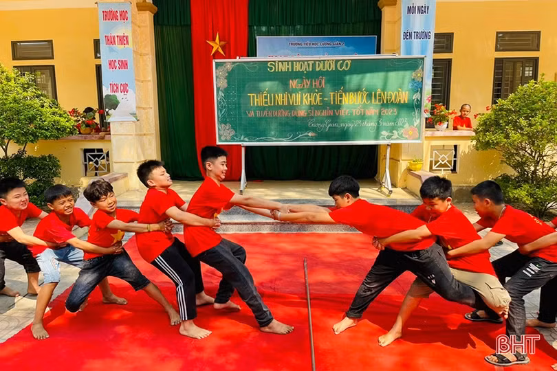 Thiếu nhi Hà Tĩnh náo nức với Ngày hội “Thiếu nhi vui khỏe - Tiến bước lên Đoàn”