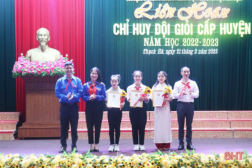 Trường Tiểu học 1 thị trấn đạt giải nhất Liên hoan “Chỉ huy Đội giỏi” huyện Thạch Hà