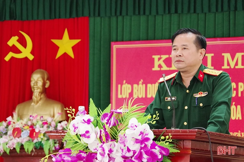 Bồi dưỡng kiến thức quốc phòng - an ninh cho 88 cán bộ ở Hà Tĩnh