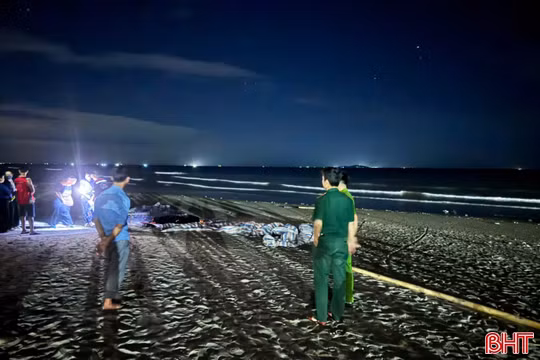 Tìm thấy thi thể bé trai mất tích khi tắm biển cùng bố