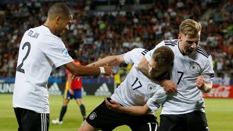 thang sat nut tay ban nha duc len dinh u21 chau au