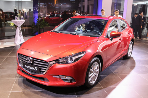 Mazda3 2017 ra mắt tại Việt Nam. >> Ảnh chi tiết nhung oto moi ra mat trong cuoc dua giam gia tai viet nam