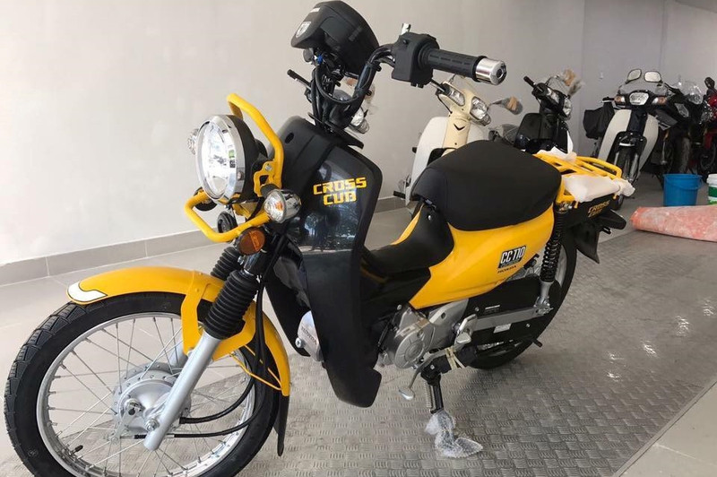 xe doc honda cross cub 110 2017 dau tien ve viet nam
