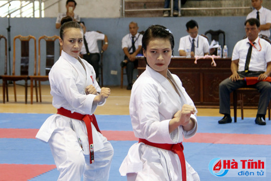 khai mac giai vo dich karatedo toan quoc nam 2017 tai ha tinh