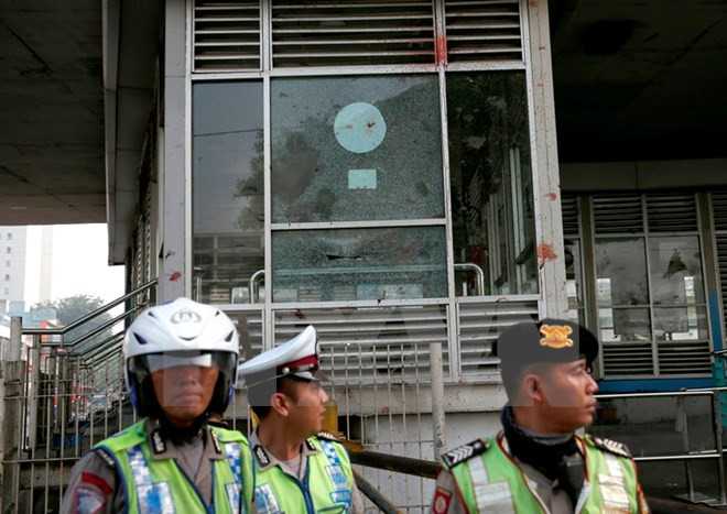 Nghi phạm IS mang dao đột nhập vào đồn cảnh sát Indonesia ảnh 1 nghi pham is mang dao dot nhap vao don canh sat indonesia