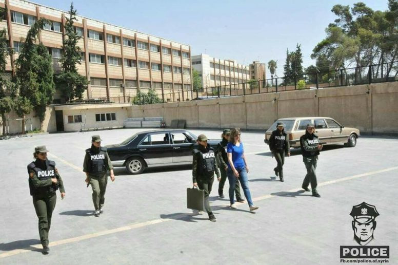 photo nhung bong hong trong luc luong canh sat syria