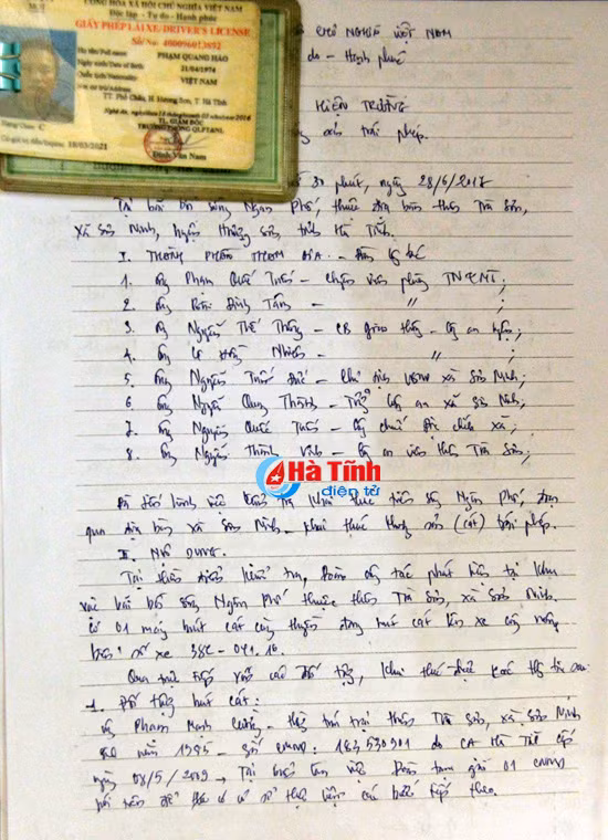 2 ngay bat gon 2 vu khai thac cat lau tren song ngan pho