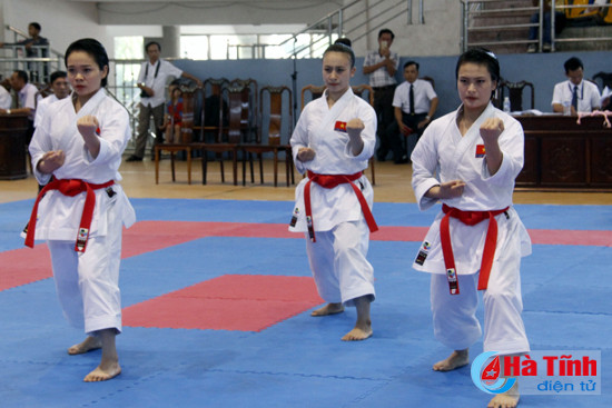 khai mac giai vo dich karatedo toan quoc nam 2017 tai ha tinh