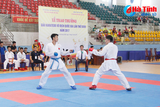 doan vdv ha tinh hoan thanh xuat sac nhiem vu tai giai vo dich karatedo quoc gia 2017
