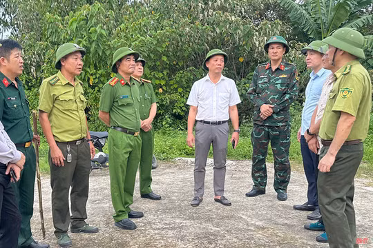 Chủ tịch UBND tỉnh trực tiếp chỉ đạo chữa cháy rừng tại Trường Lưu