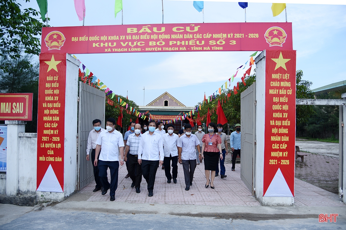 Bí thư Tỉnh ủy Hà Tĩnh: Công tác bầu cử cần đặt yêu cầu phòng dịch lên trên hết