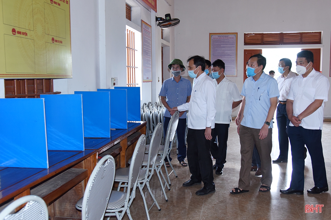 Bí thư Tỉnh ủy Hà Tĩnh: Công tác bầu cử cần đặt yêu cầu phòng dịch lên trên hết