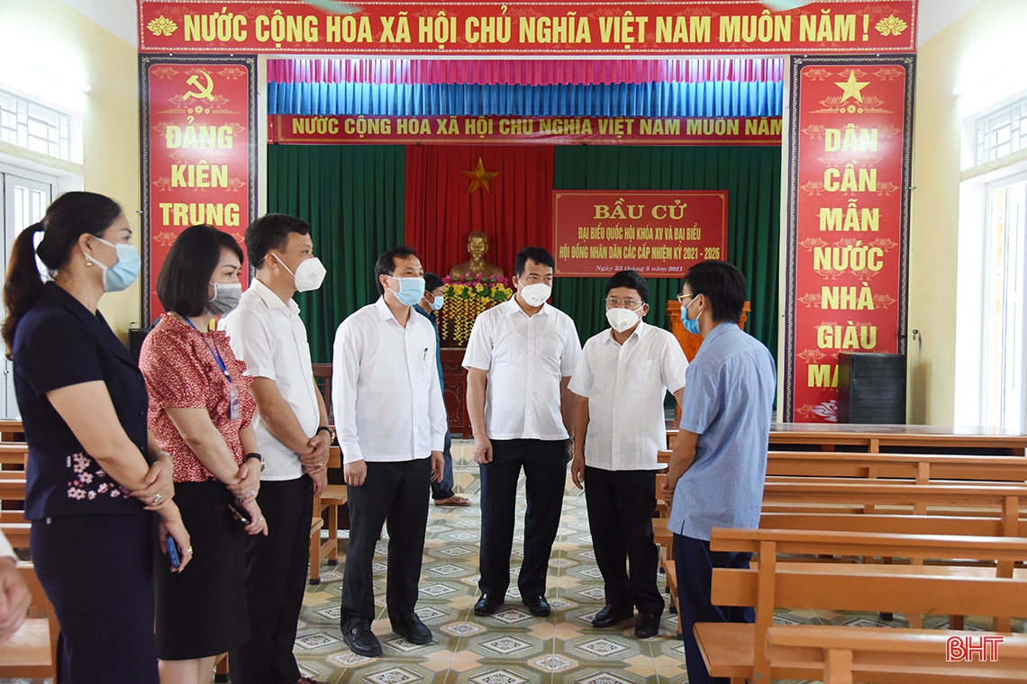 Bí thư Tỉnh ủy Hà Tĩnh: Công tác bầu cử cần đặt yêu cầu phòng dịch lên trên hết