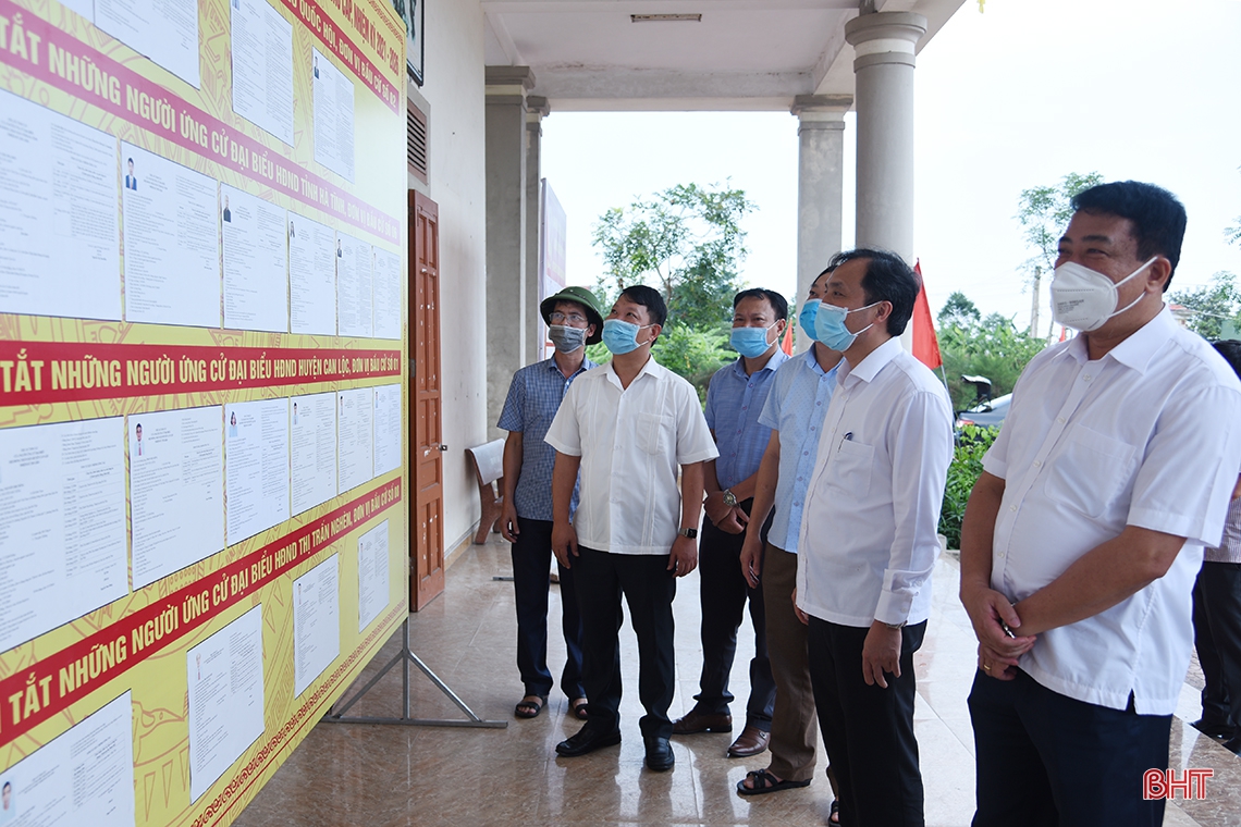Bí thư Tỉnh ủy Hà Tĩnh: Công tác bầu cử cần đặt yêu cầu phòng dịch lên trên hết