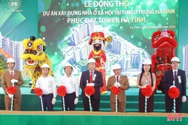 Động thổ dự án nhà ở xã hội 1.900 căn hộ ở Hà Tĩnh