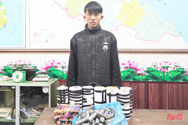 Hà Tĩnh: Chế tạo pháo nổ, nam thanh niên bị khởi tố