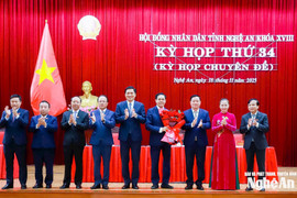 Đồng chí Võ Trọng Hải được bầu giữ chức Chủ tịch UBND tỉnh Nghệ An