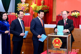 Kiện toàn các chức danh Chủ tịch UBND tỉnh, Phó Chủ tịch HĐND tỉnh Hà Tĩnh