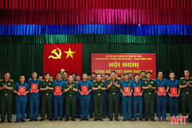 Công bố thành lập 67 ban chỉ huy quân sự cấp xã ở Hà Tĩnh