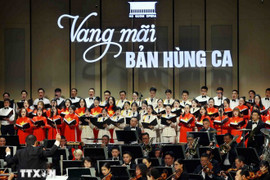 Chương trình nghệ thuật "Vang mãi bản hùng ca" tri ân 80 năm Công an Nhân dân