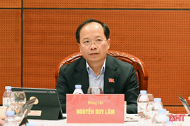 Đại hội XIV của Đảng: Bí thư Tỉnh ủy Nguyễn Duy Lâm chủ trì phiên thảo luận của đoàn Hà Tĩnh