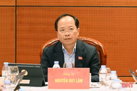 Đại hội XIV của Đảng: Bí thư Tỉnh ủy Nguyễn Duy Lâm chủ trì phiên thảo luận của đoàn Hà Tĩnh