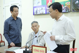 Phó Chủ tịch Thường trực UBND tỉnh Trần Báu Hà: Tập trung xử lý dứt điểm các kiến nghị của công dân