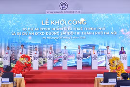 Thủ tướng dự lễ khởi công 5 tuyến đường sắt, 3 dự án nhà ở cho thuê tại Hà Nội