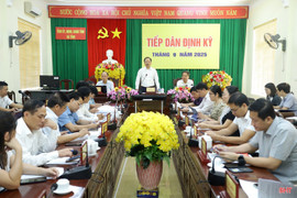 Bí thư Tỉnh ủy Nguyễn Duy Lâm tiếp công dân định kỳ tháng 9