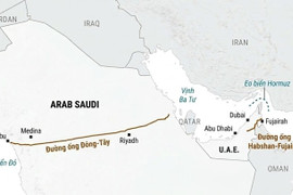 Hai đường ống thành cứu cánh của thế giới khi Eo biển Hormuz bị phong tỏa