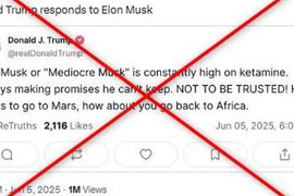 Sự thật về loạt bài gây sốc của Tổng thống Trump về tỉ phú Elon Musk