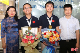 Mừng đón các chàng trai vàng Olympic Toán quốc tế
