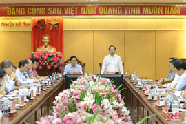 Dự án đường sắt tốc độ cao: Đảm bảo khởi công khu tái định cư đầu tiên của Hà Tĩnh vào ngày 19/8