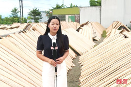 Ngày mới tại làng nghề bánh đa nem giữa đô thị trung tâm Hà Tĩnh