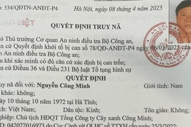 Truy nã đặc biệt Chủ tịch HĐQT Tổng Công ty Cây xanh Công Minh