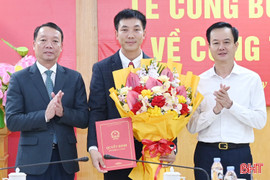 Ông Tô Thái Hòa được bổ nhiệm giữ chức Phó Giám đốc Sở Xây dựng Hà Tĩnh 