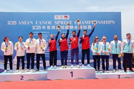 Canoeing Việt Nam xuất sắc đoạt huy chương vàng Giải vô địch châu Á