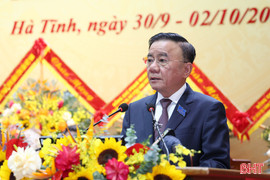 Trực tiếp: Toàn cảnh phiên chính thức Đại hội đại biểu Đảng bộ Hà Tĩnh lần thứ XX