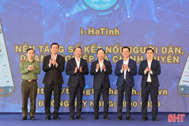 Công bố triển khai Ứng dụng Công dân số Hà Tĩnh tích hợp nền tảng phản ánh hiện trường